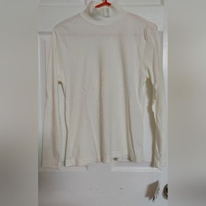 NWT Liz Claiborne White Long Sleeve Shirt